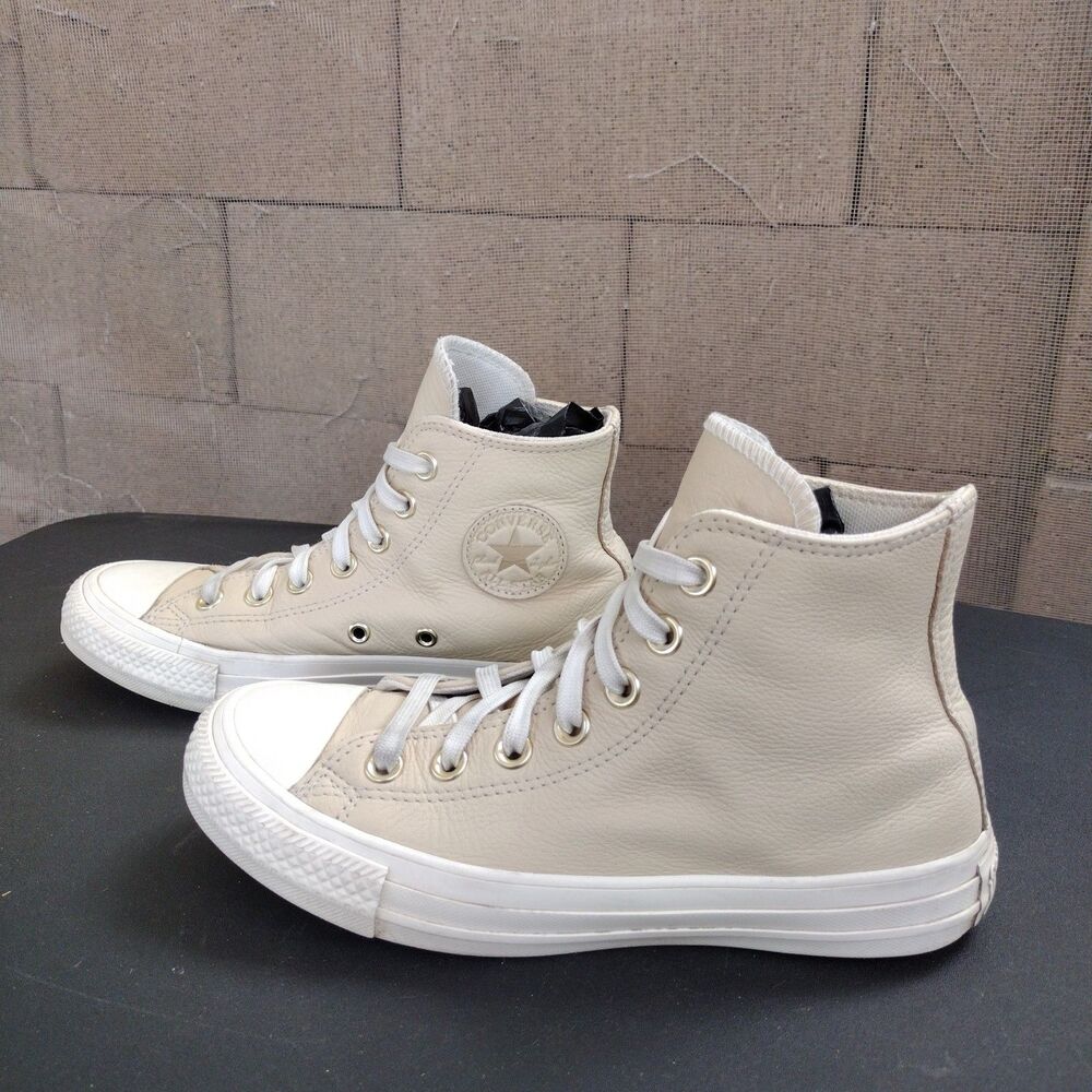 Converse Chuck Taylor All Star High Top Leather Earthy Neutrals Women's Size 5.5